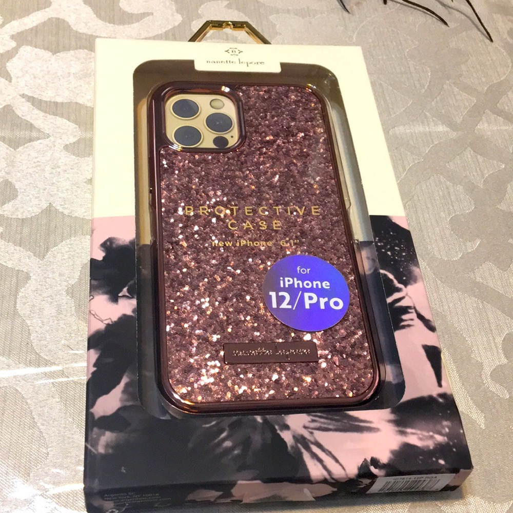 glittery iphone 12 pro case